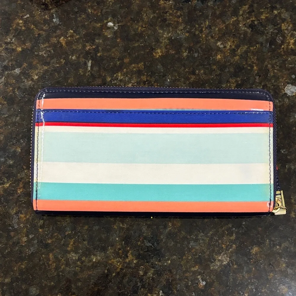 Kate Spade Daycation Tropical Stripe Wallet